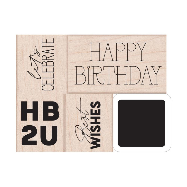 Hero Arts Woodblock Ink 'N Stamp Set | HB2U