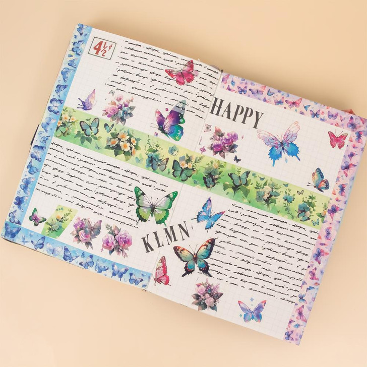 Ieebee Washi Tape Set 20/Rolls | Fluttering Blooms