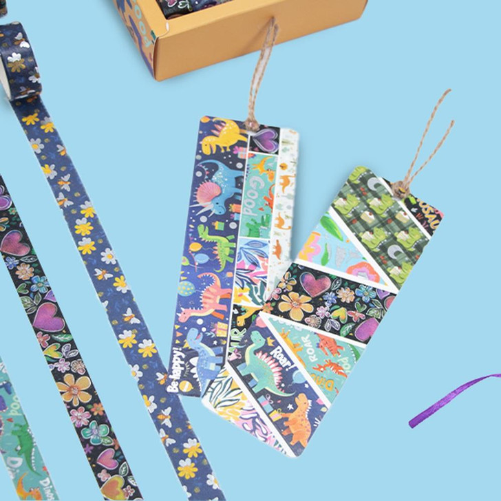 Ieebee Washi Tape Set 13/Rolls | Dinosaurs Carnival