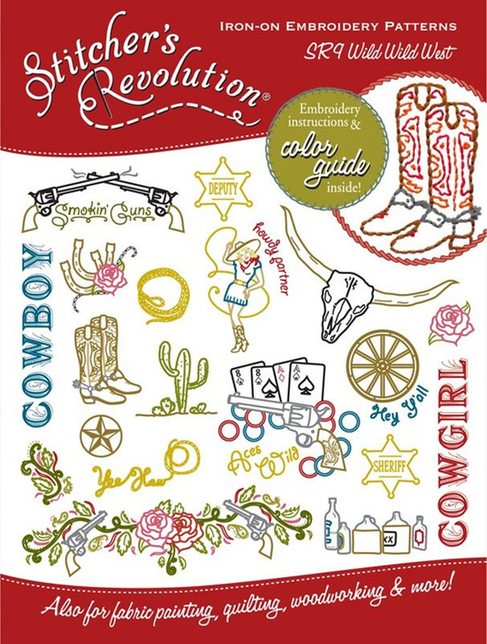 Colonial Patterns Iron-On Embroidery Patterns | Wild Wild West
