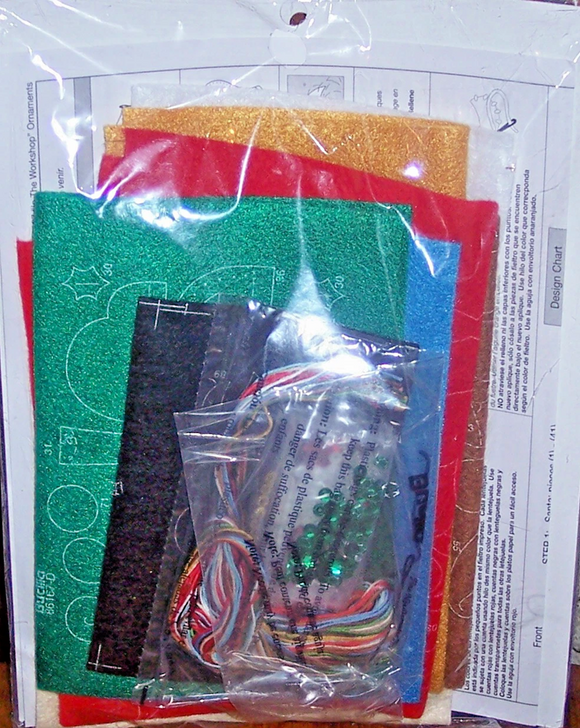 Bucilla In the Workshop Felt Applique Stocking Kit