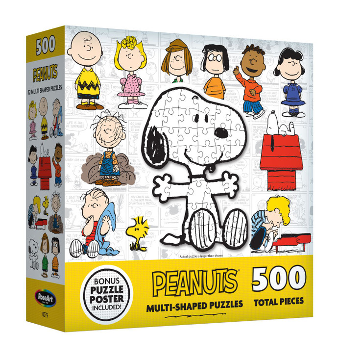 RoseArt Peanuts 500pc Jigsaw Puzzle