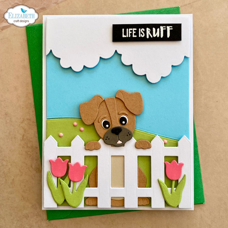 Elizabeth Craft Garden Edges and Fence Metal Die Set