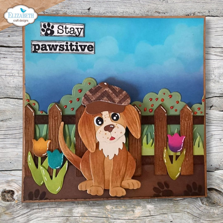 Elizabeth Craft Metal Die Set | Garden Edges and Fence