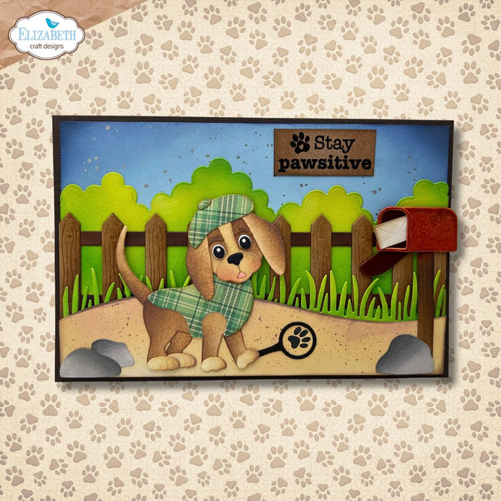 Elizabeth Craft Garden Edges and Fence Metal Die Set