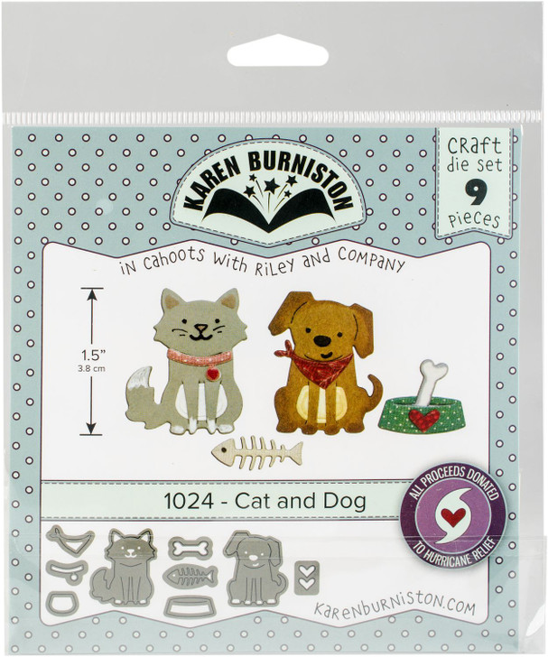 Karen Burniston Craft Die Set | Cat & Dog