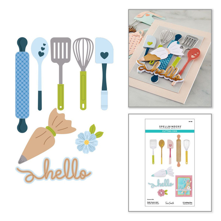 Spellbinders Etched Cutting Dies | Fluff, Frost & Roll