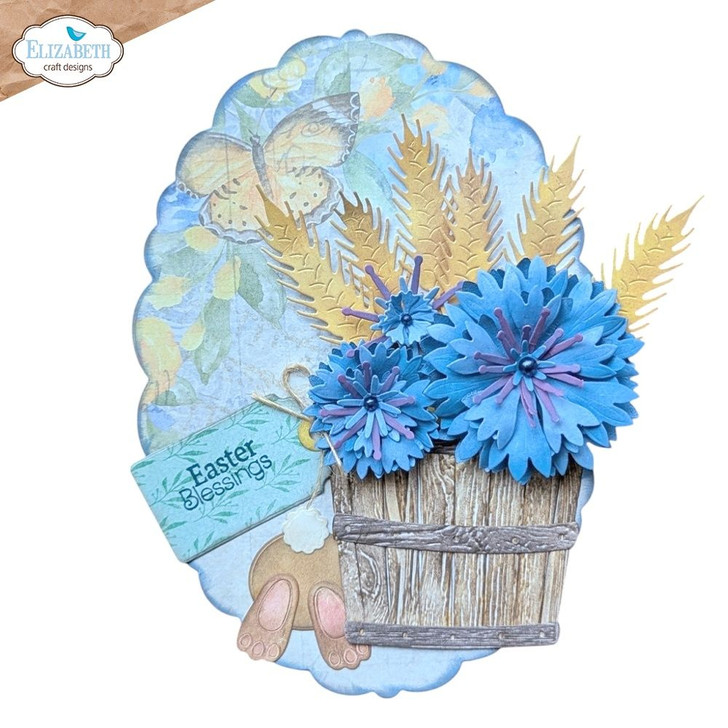 Elizabeth Craft Metal Die Set |  Decorative Oval Frame