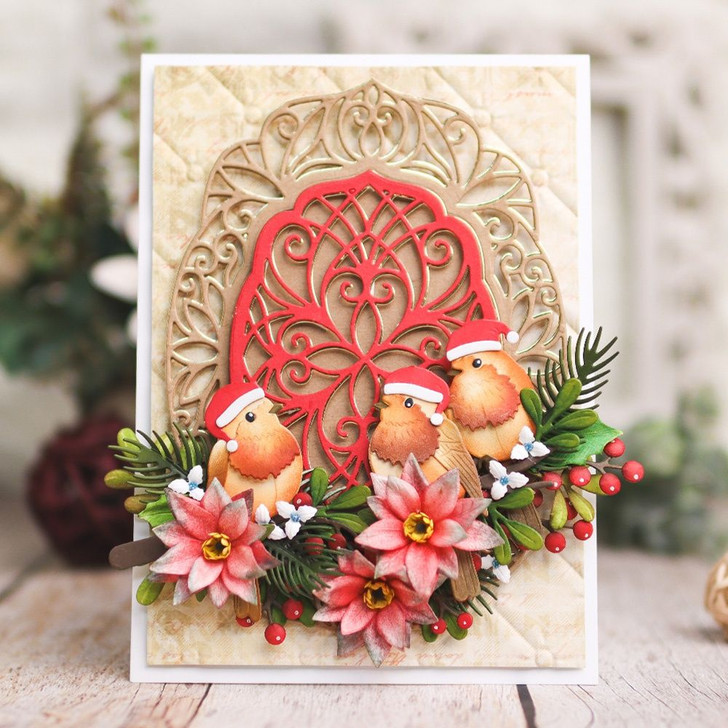 Elizabeth Craft Metal Die Set | Festive Ornate Frame