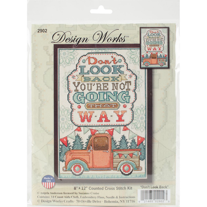 Design Works Don't Look Back Counted Cross Stitch Kit