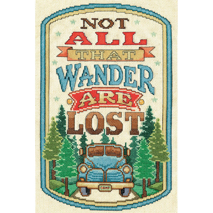 Design Works All That Wander Counted Cross Stitch Kit