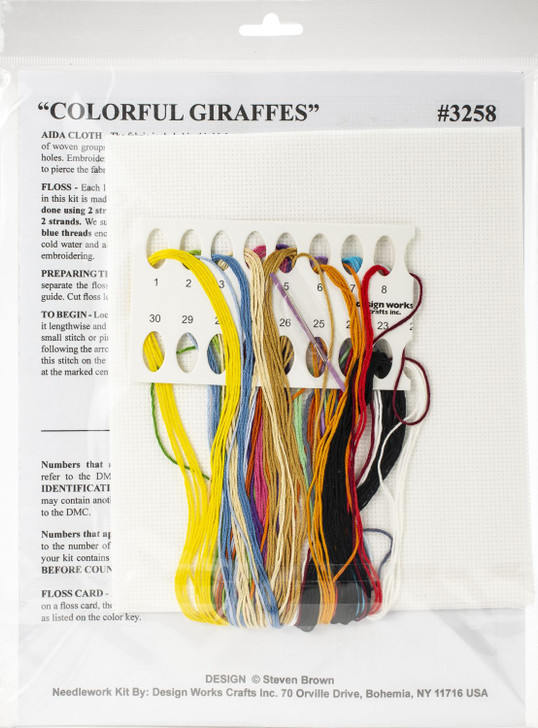 Design Works Counted Cross Stitch Kit | Giraffes