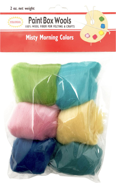 Colonial Misty Morning Colors Paint Box Wools .33oz 6/Pkg