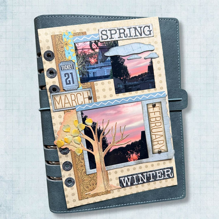 Elizabeth Craft Seasonal Trees Metal Die Set