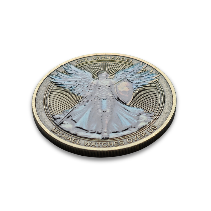 Archangel Michael Coin Medallion