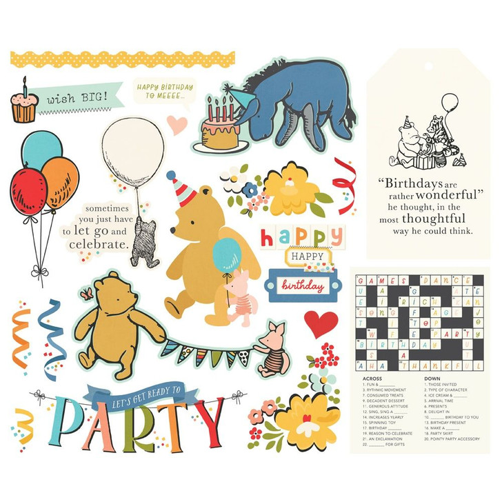 Simple Stories Big Bits Die Cuts | Say Cheese Classic Pooh Birthday