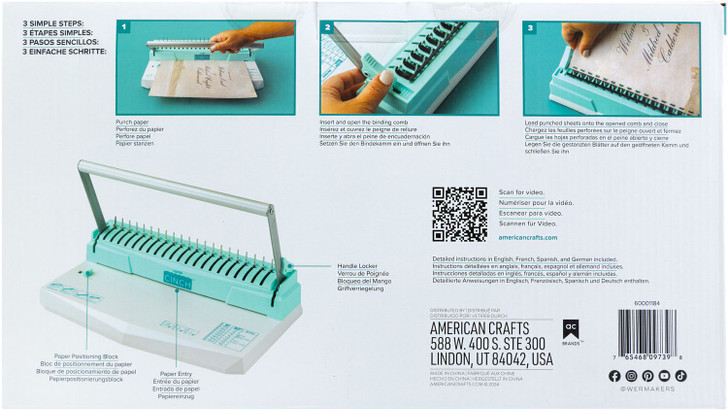 We R Makers Comb Cinch Machine