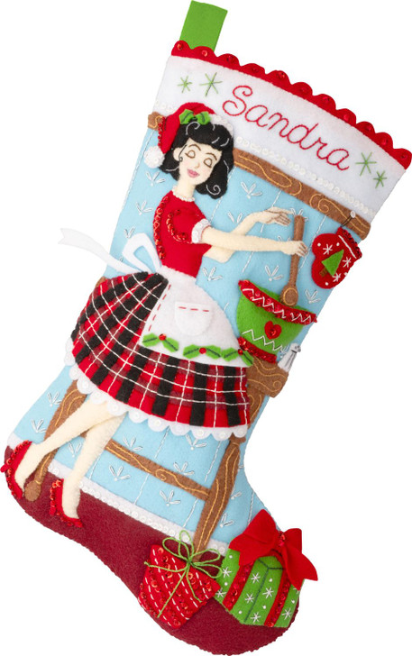 Bucilla Felt Applique Stocking Kit | Rockin' Retro Kitchen