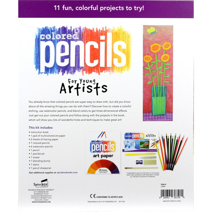SpiceBox Petit Picasso Colored Pencils Kit