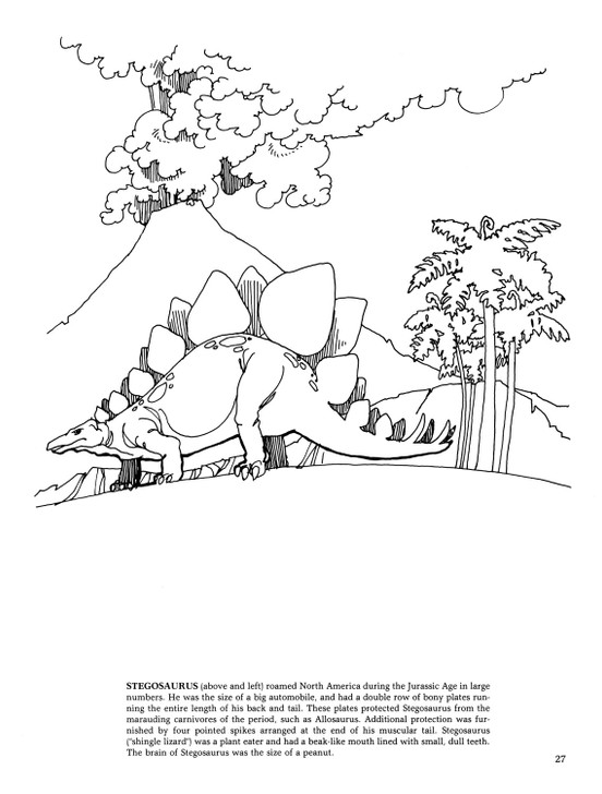 Dover Dinosaurs Coloring Book