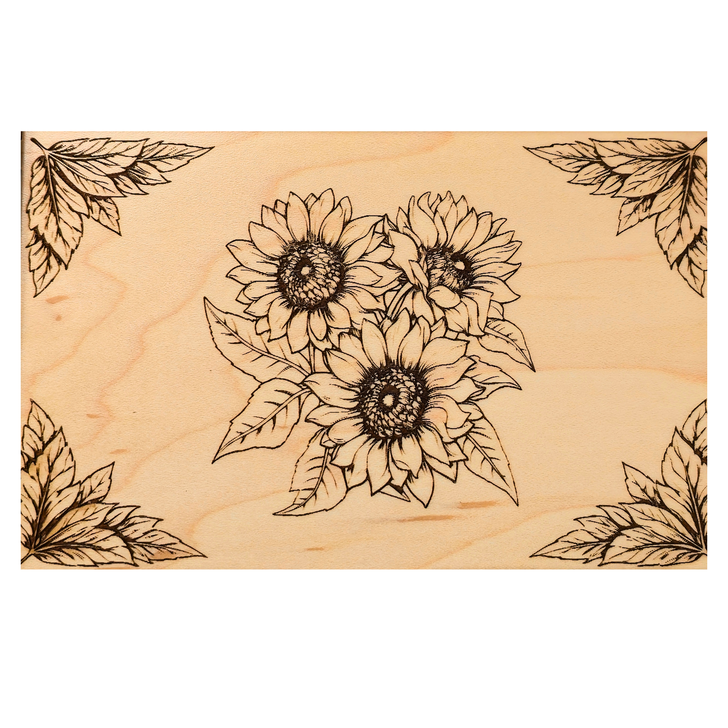 Personalized Sunflowers Prayer Box (God Box) - Small