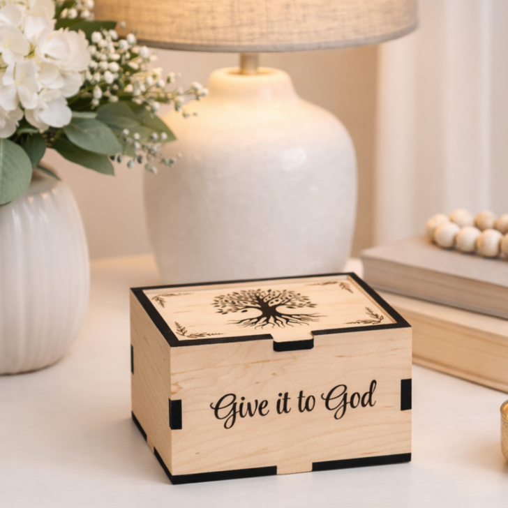 Customizable Prayer God Box | Tree of Life ~ Small