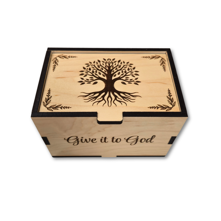 Personalized Tree of Life Small Prayer God Box