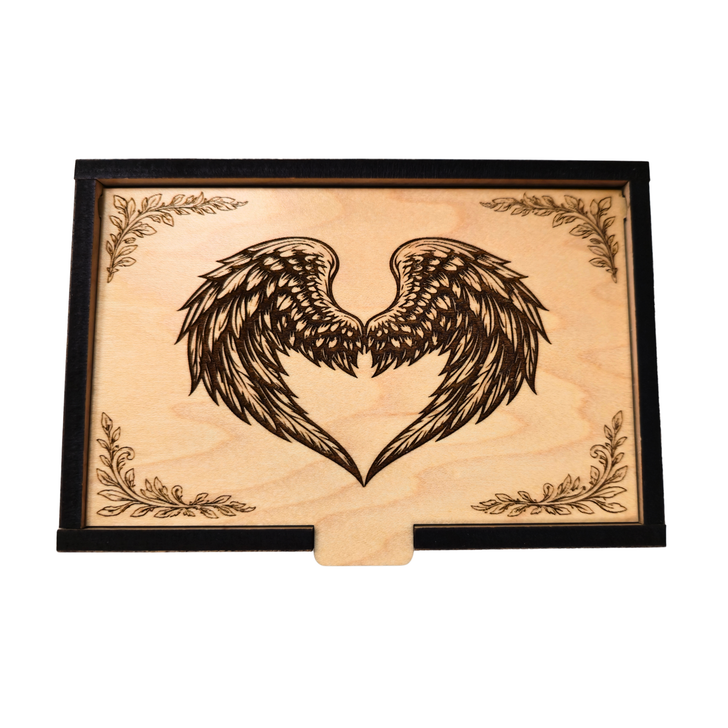 Personalized Angel Wings Prayer Box (God Box) - Small