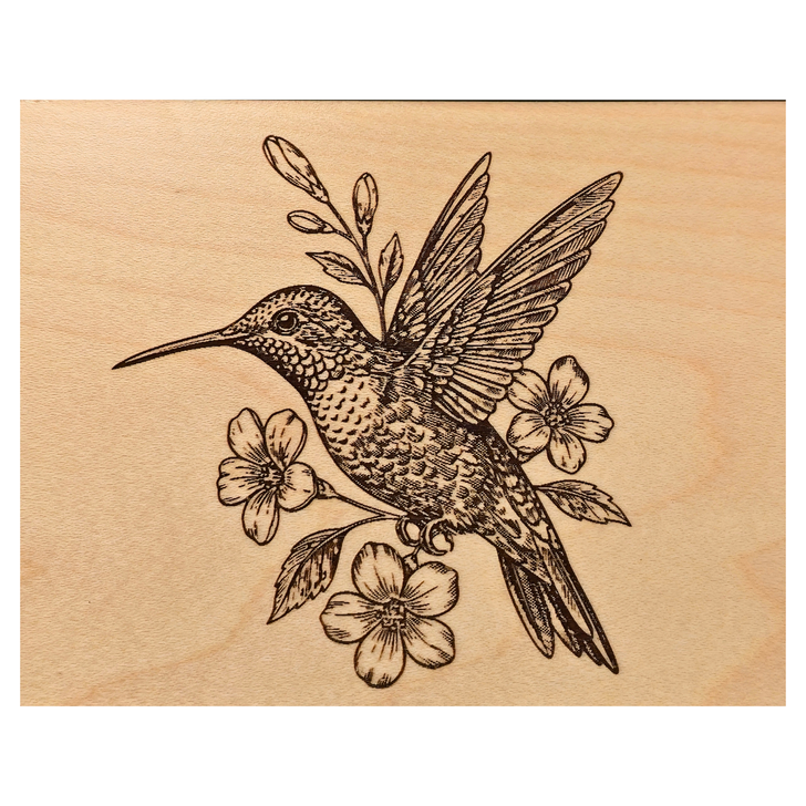 Personalized Hummingbird Prayer Box (God Box) - Small