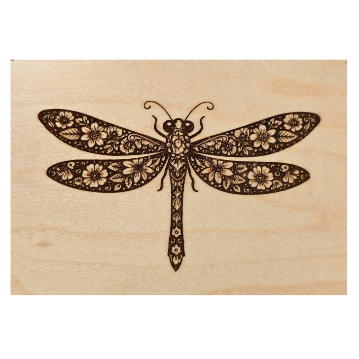 Personalized Dragonfly Prayer Box (God Box) - Small