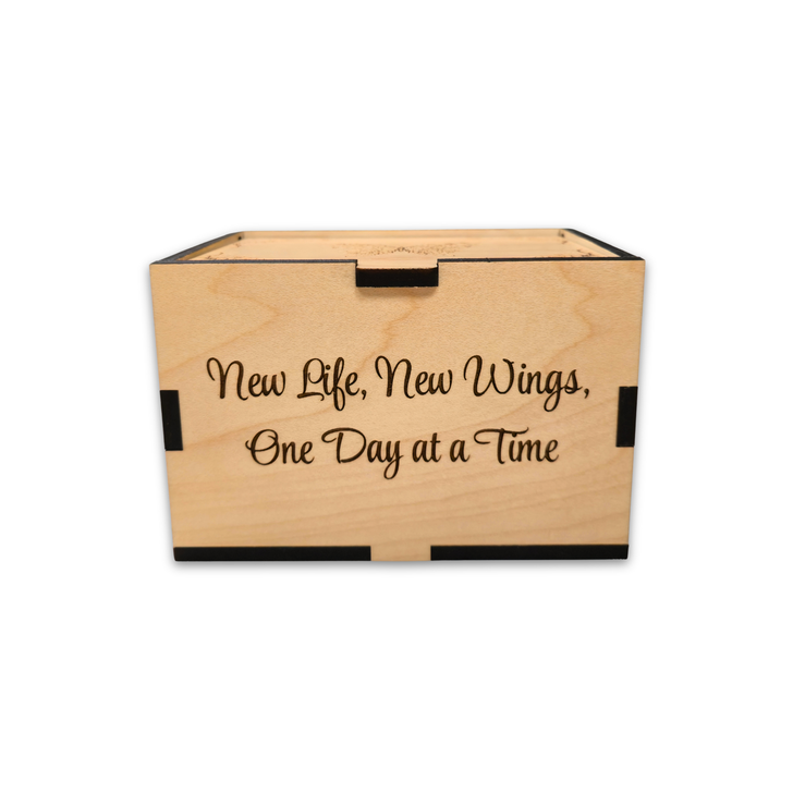 Personalized Floral Butterfly Small Prayer God Box