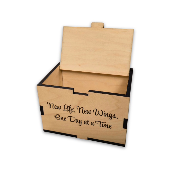 Personalized Floral Butterfly Small Prayer God Box