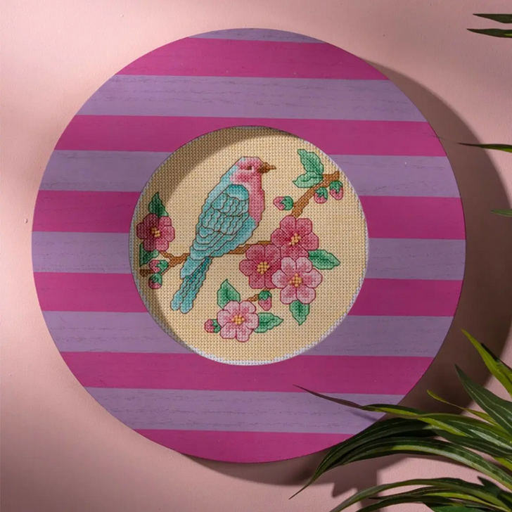 Bucilla Calming Birds Mindful Stitching Counted Cross Stitch Kit