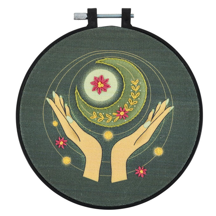 Bucilla Lunar Balance Mindful Stitching Stamped Embroidery Kit
