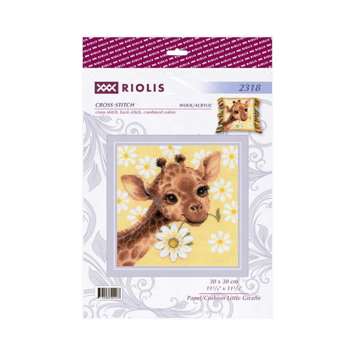 RIOLIS Little Giraffe Counted Cross Stitch Kit