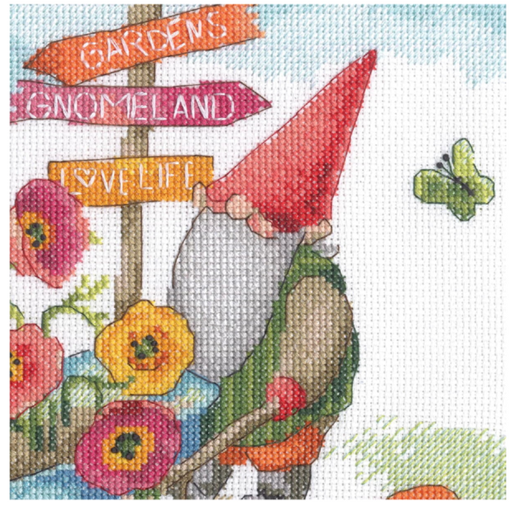 Dimensions Garden Gnome Counted Cross Stitch Kit