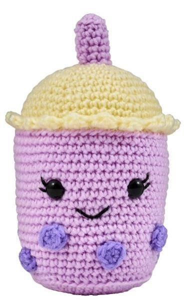 Bucilla Sarah the Boba Tea Amigurumi Crochet Kit
