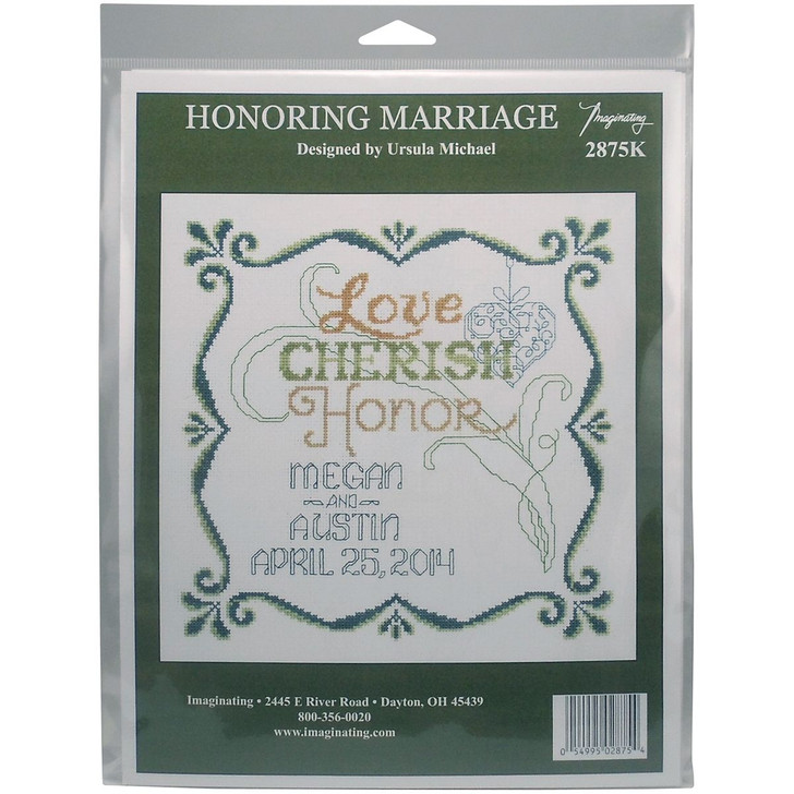 Imaginating Honoring Marriage Counted Cross Stitch Kit