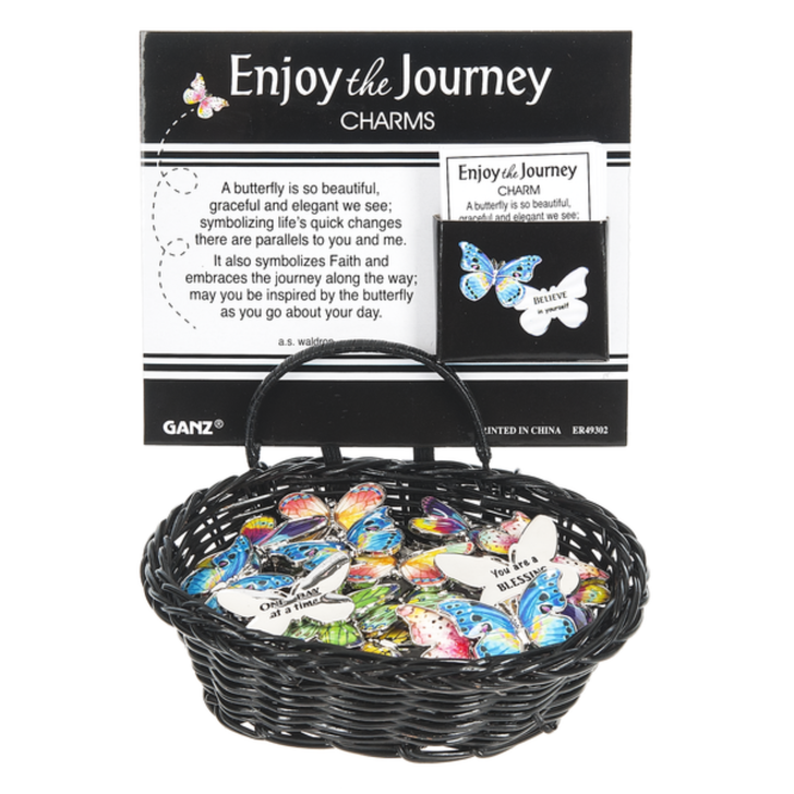 Ganz “Enjoy the Journey” Butterfly Pocket Token Charm