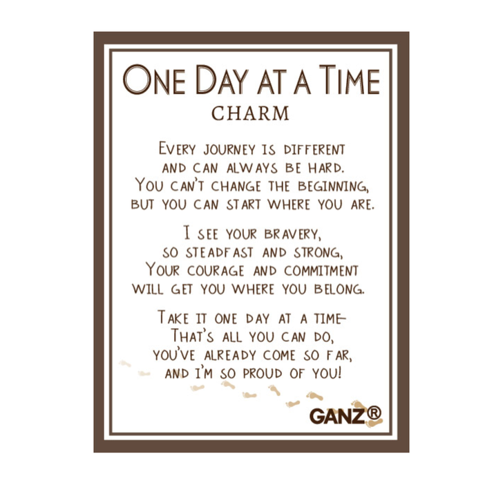 Ganz “One Day At A Time” Pocket Token Charm