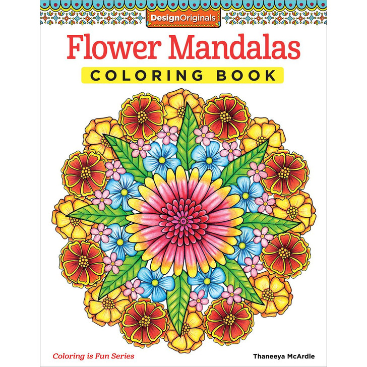 Design Originals Flower Mandalas Coloring Book