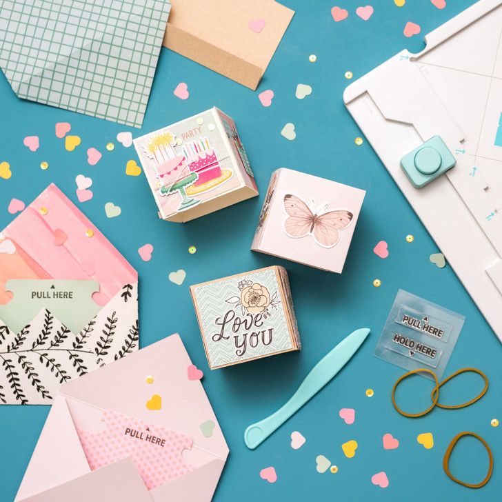 We R Makers Explosion Card Punch Board