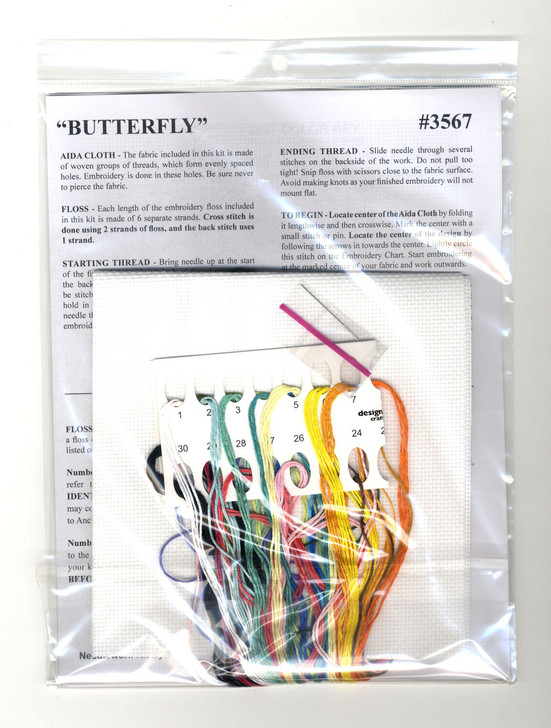 Design Works Butterfly Counted Cross Stitch Kit