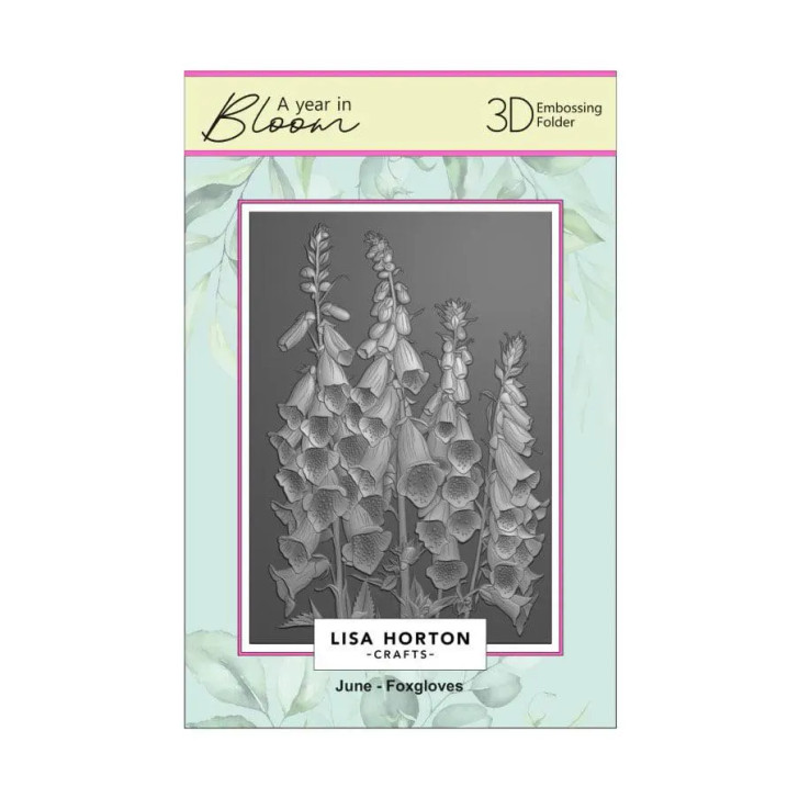Lisa Horton Crafts A Year In Bloom - 2025 Limited Edition 3D Embossing Folders