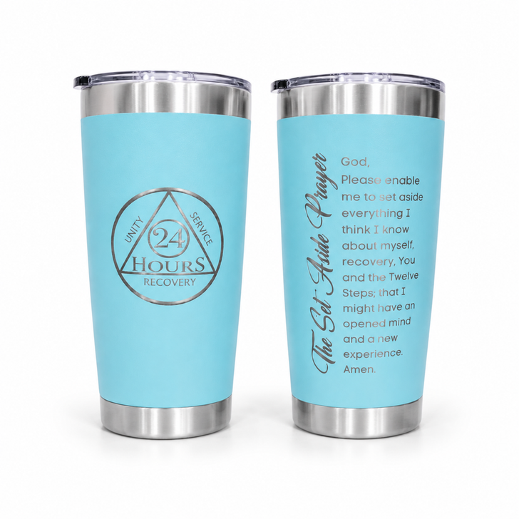 AA 24 Hour Third Step Prayer 20oz Tumbler