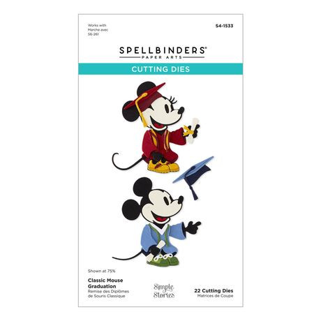 Spellbinders Classic Mouse Graduation Cutting Dies