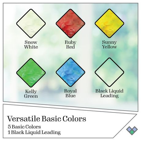 Plaid Gallery Glass Paint 6/Pkg
