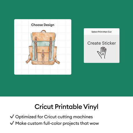 Cricut Printable Vinyl 12/PC