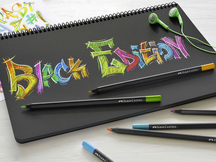 Faber-Castell Black Edition Color Pencils 12/Pkg