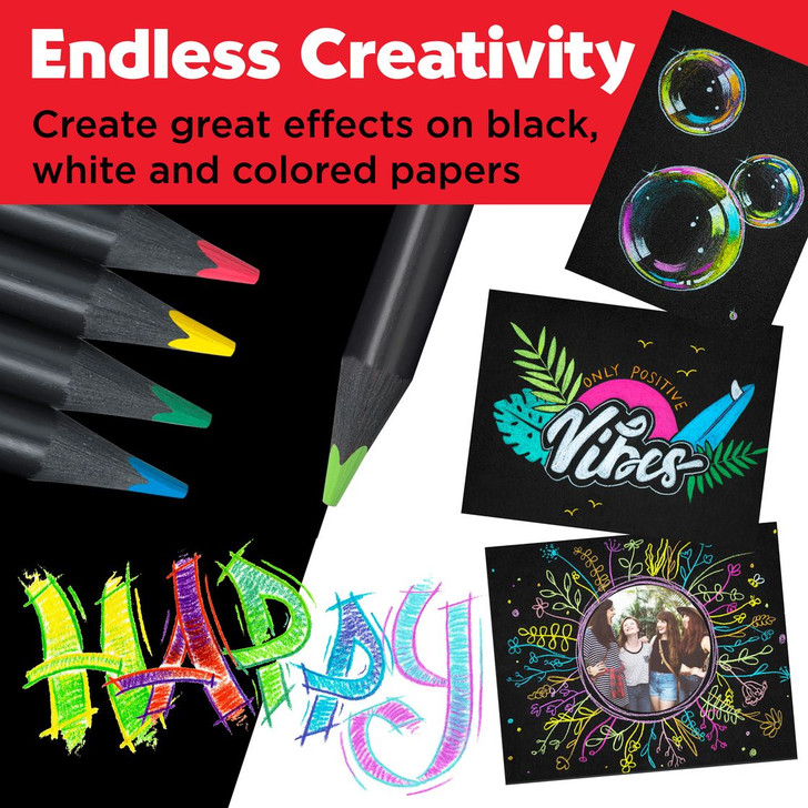Faber-Castell Black Edition Color Pencils 12/Pkg